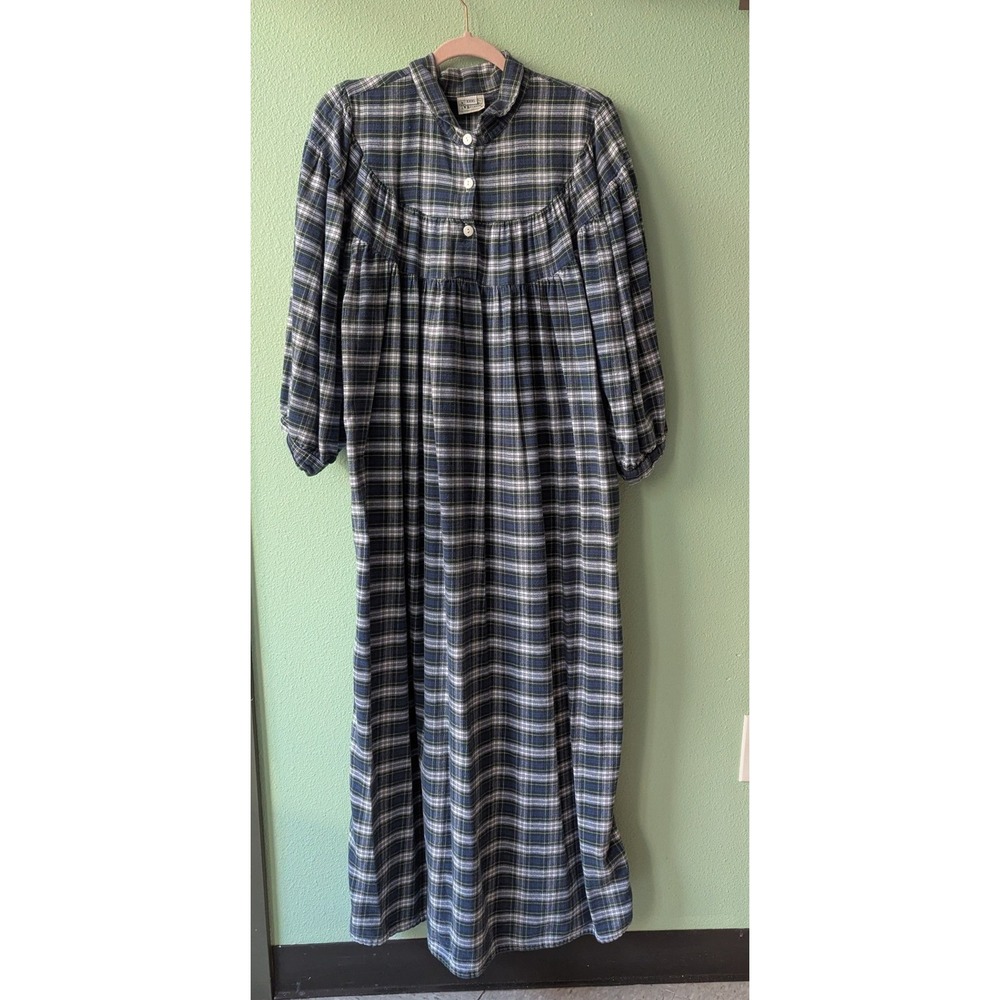 Green Mountain Mercantile Vermont Country Store Plaid Flannel Nightgown XXXL